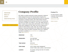 Tablet Screenshot of bnymellon.mediaroom.com